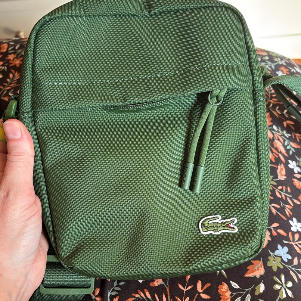 Lacoste Olive Green Men's Belt Bag